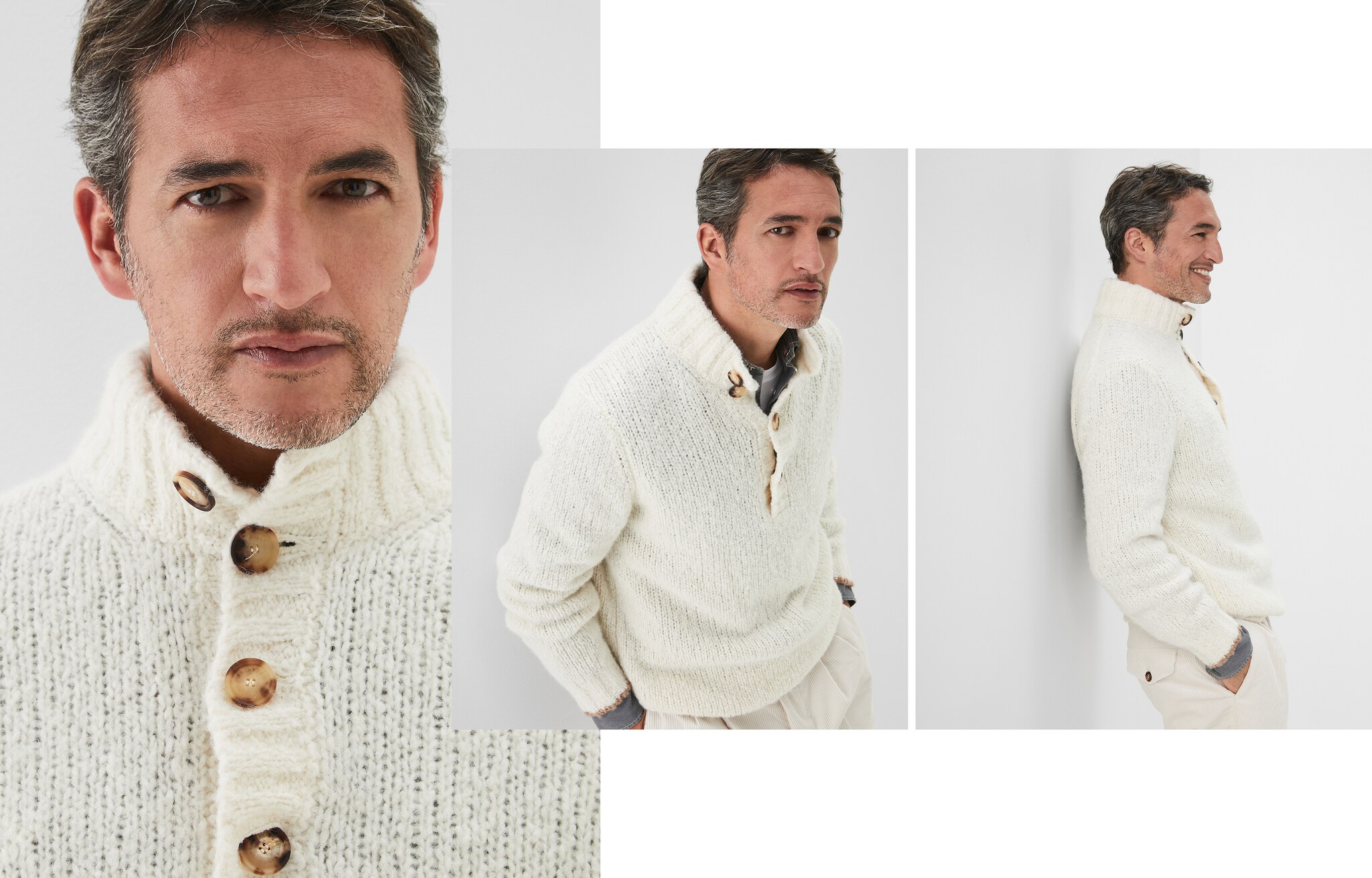 High Neck Sweater - Horizontal
