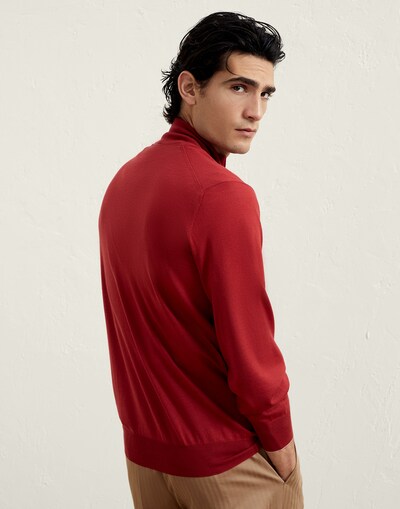 Zip-front Cardigan - Back view