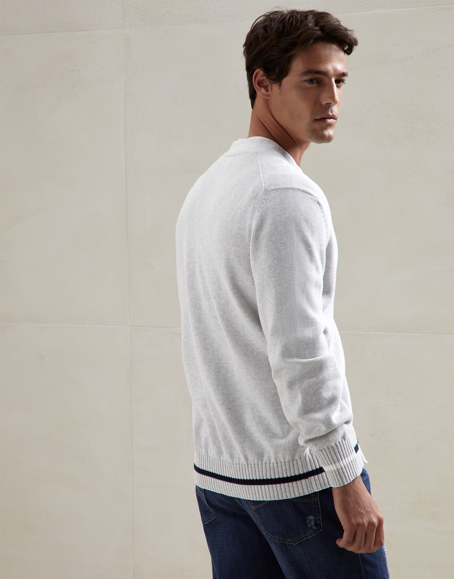 Button-front Cardigan - Back view