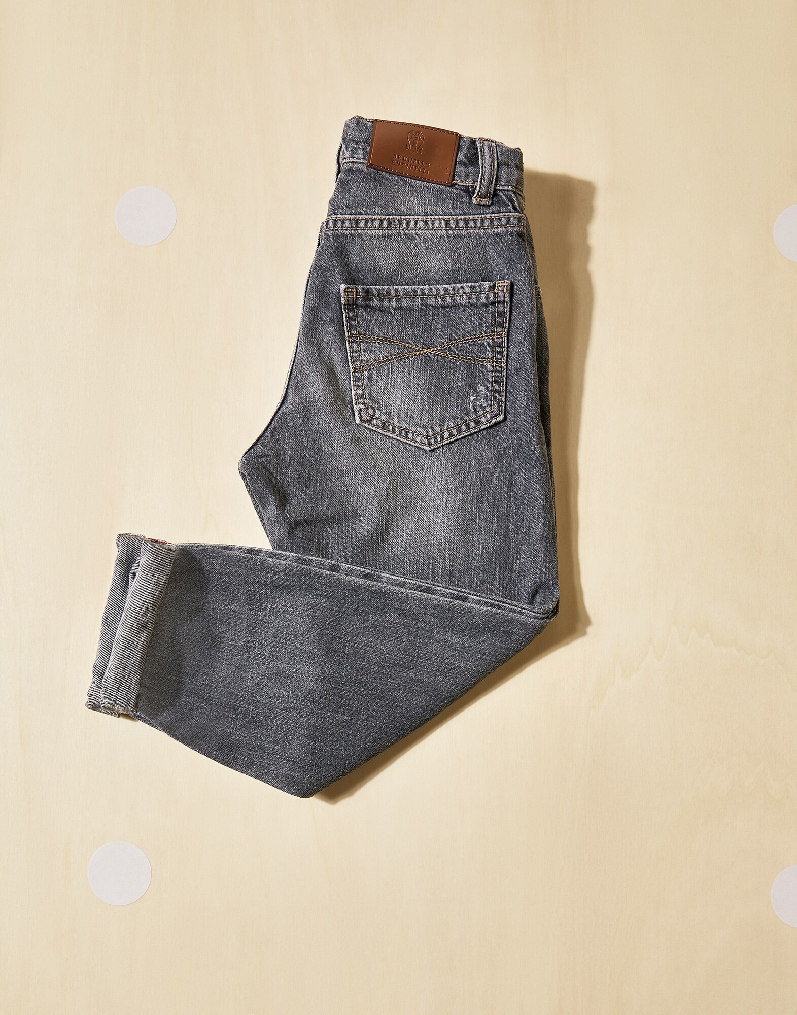 Hose aus Denim - Rückansicht