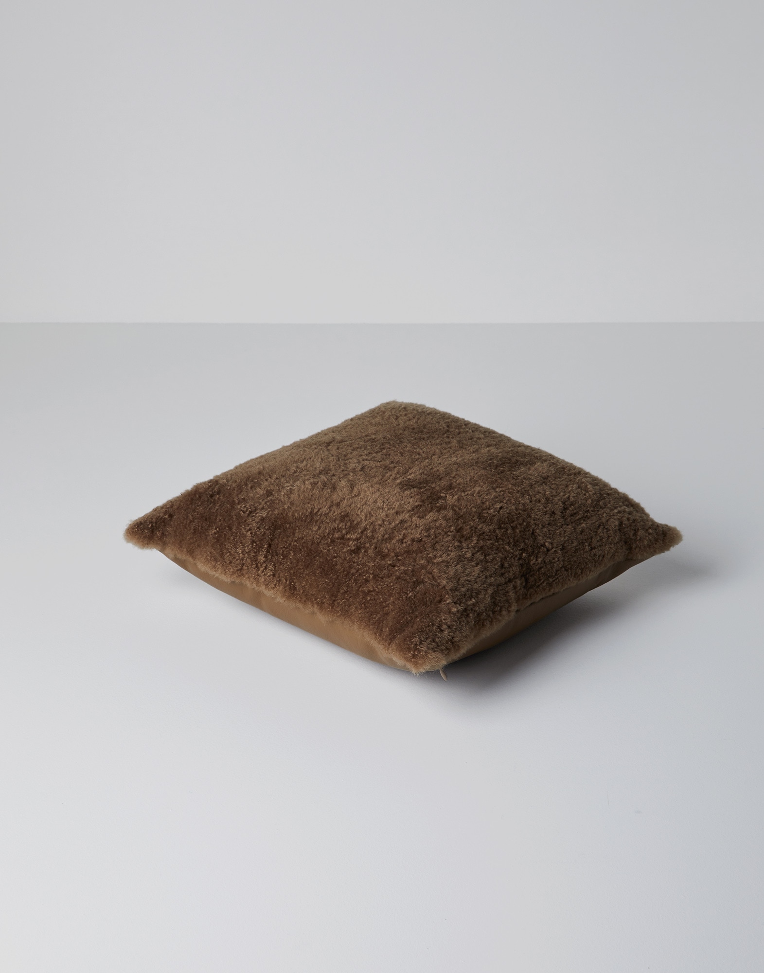 Shearling cushion