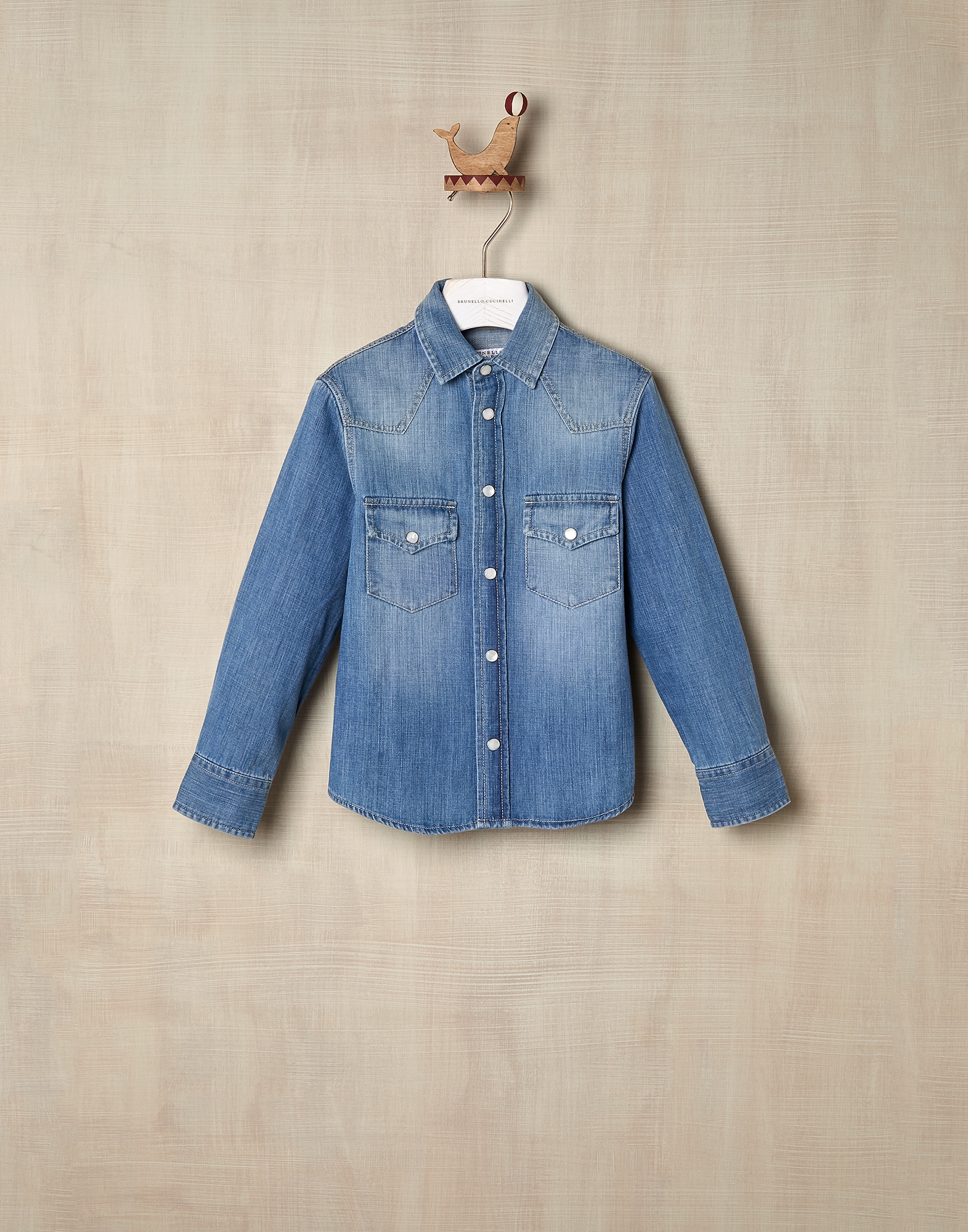 brunello cucinelli denim shirt