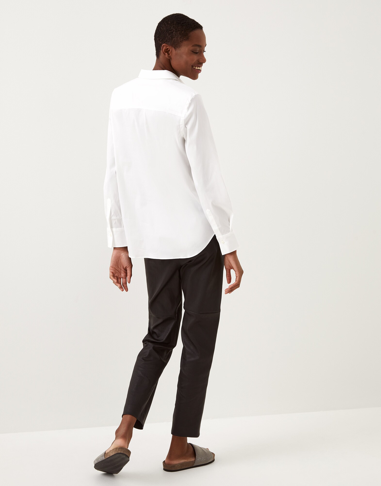 Cotton Shirt - Back view
