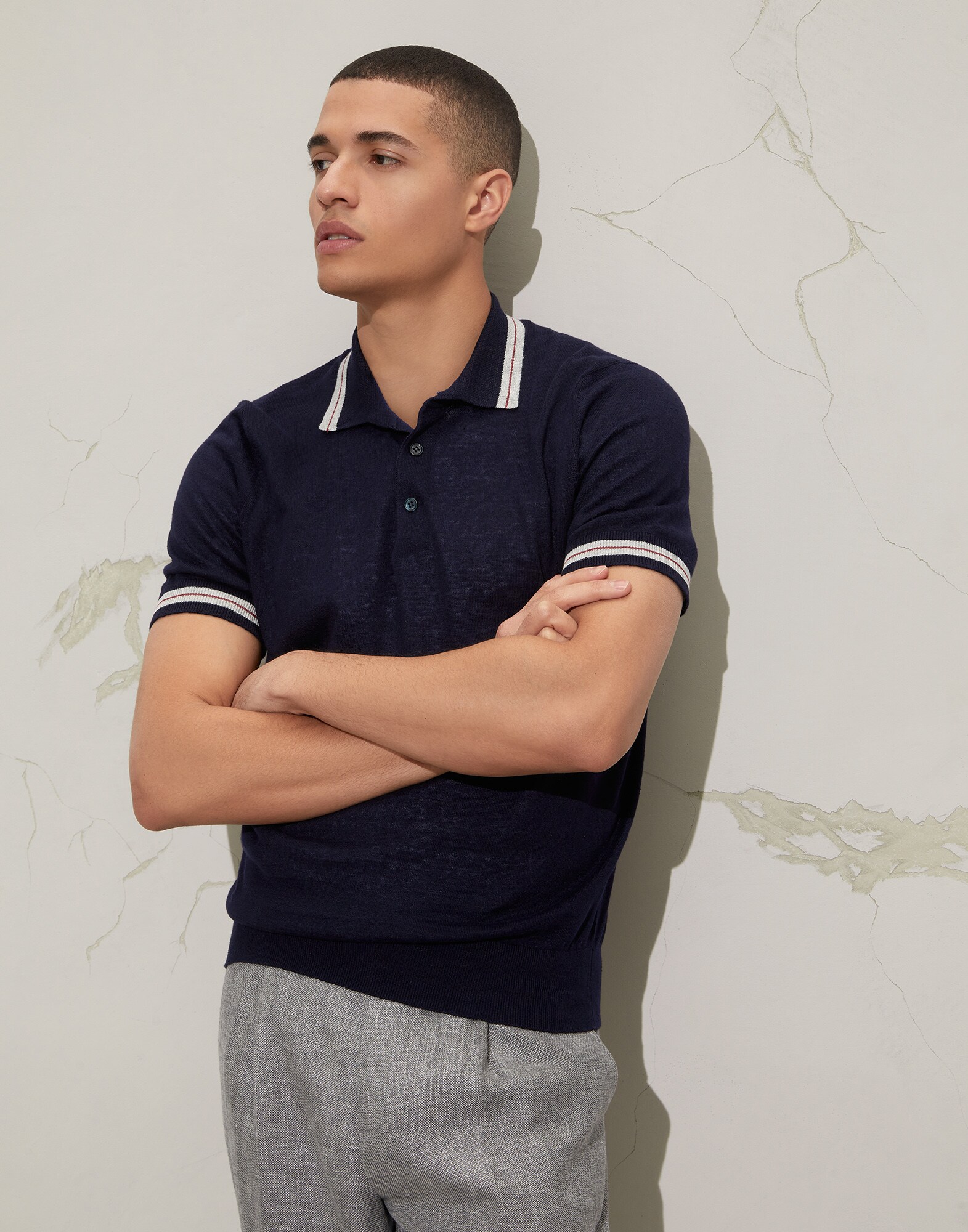 Polo-Style Sweater - Front