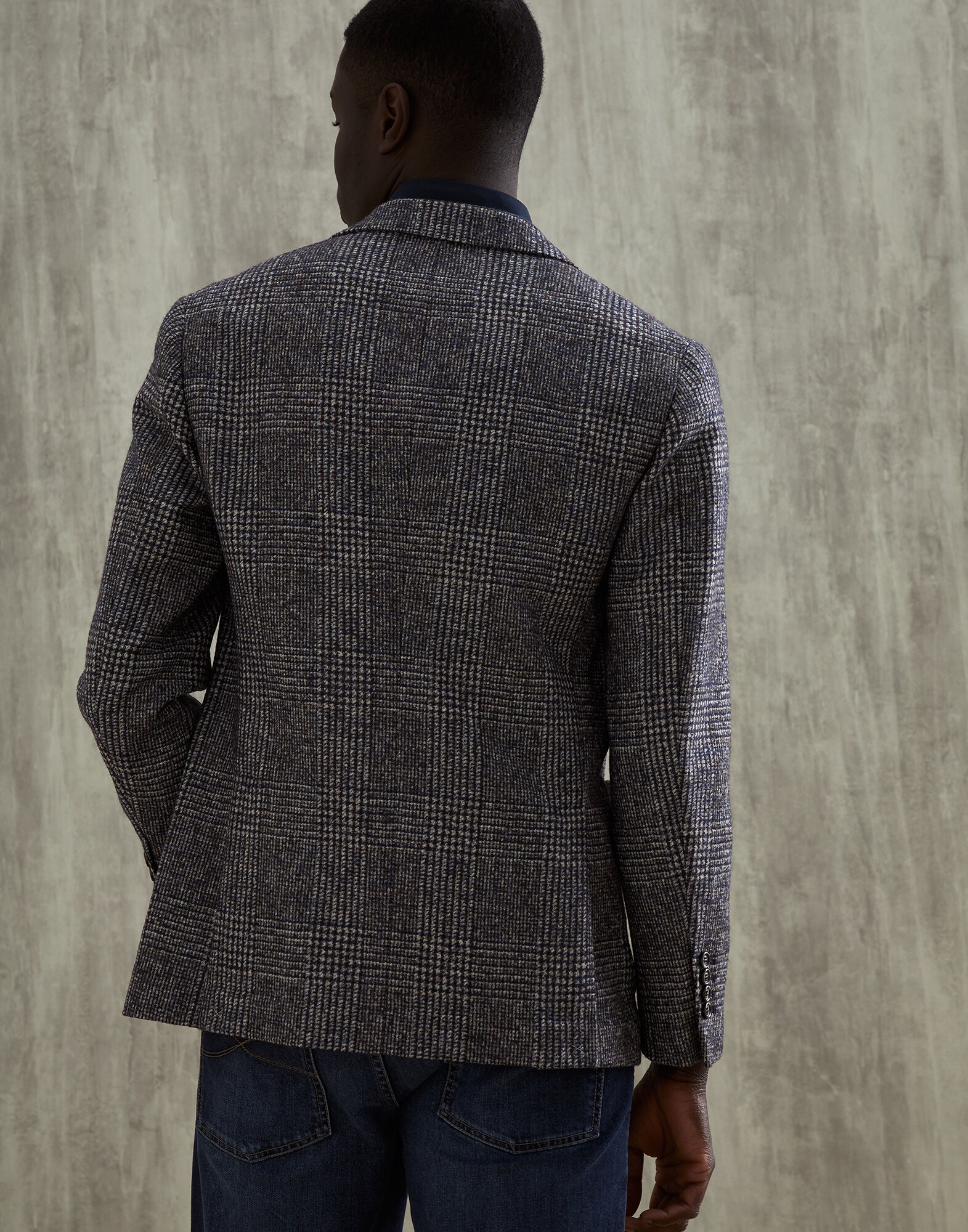 Single Breasted Blazer - Back view