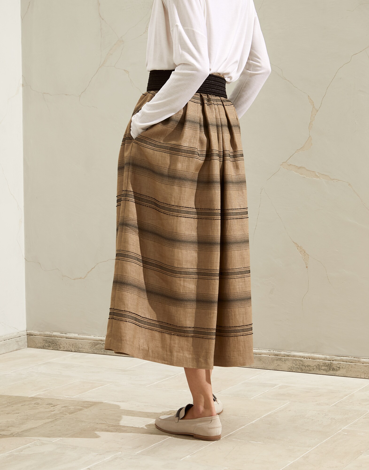 Midi Skirt - Back view