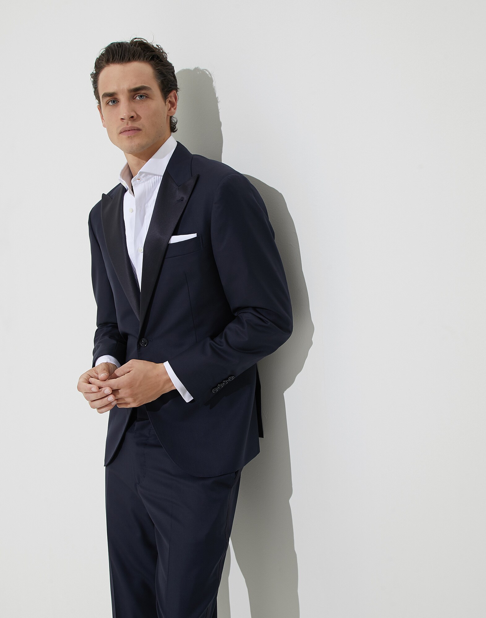 Tuxedo Navy Blue Man 4 - Brunello Cucinelli