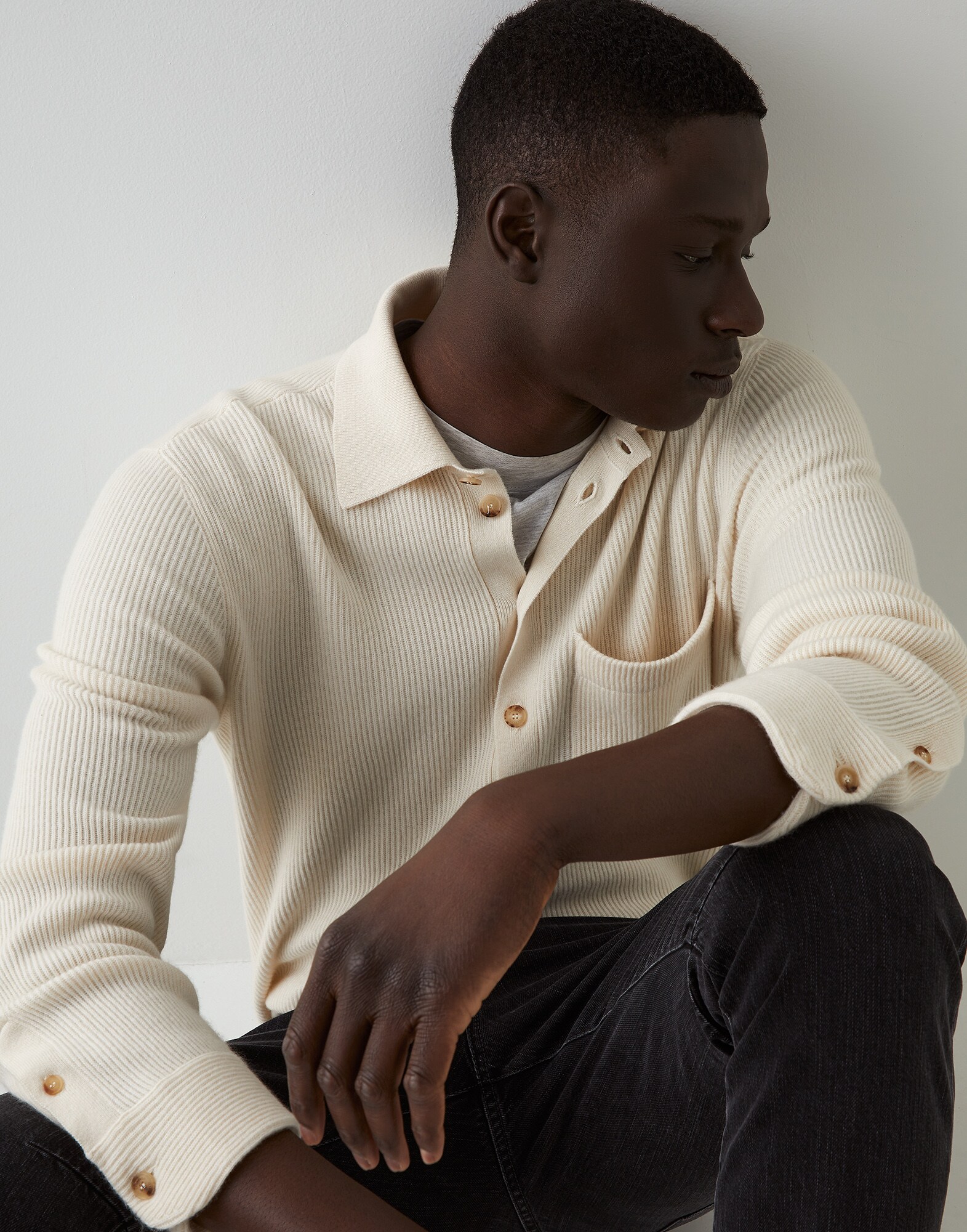 Polo-Style Sweater - Editorial view