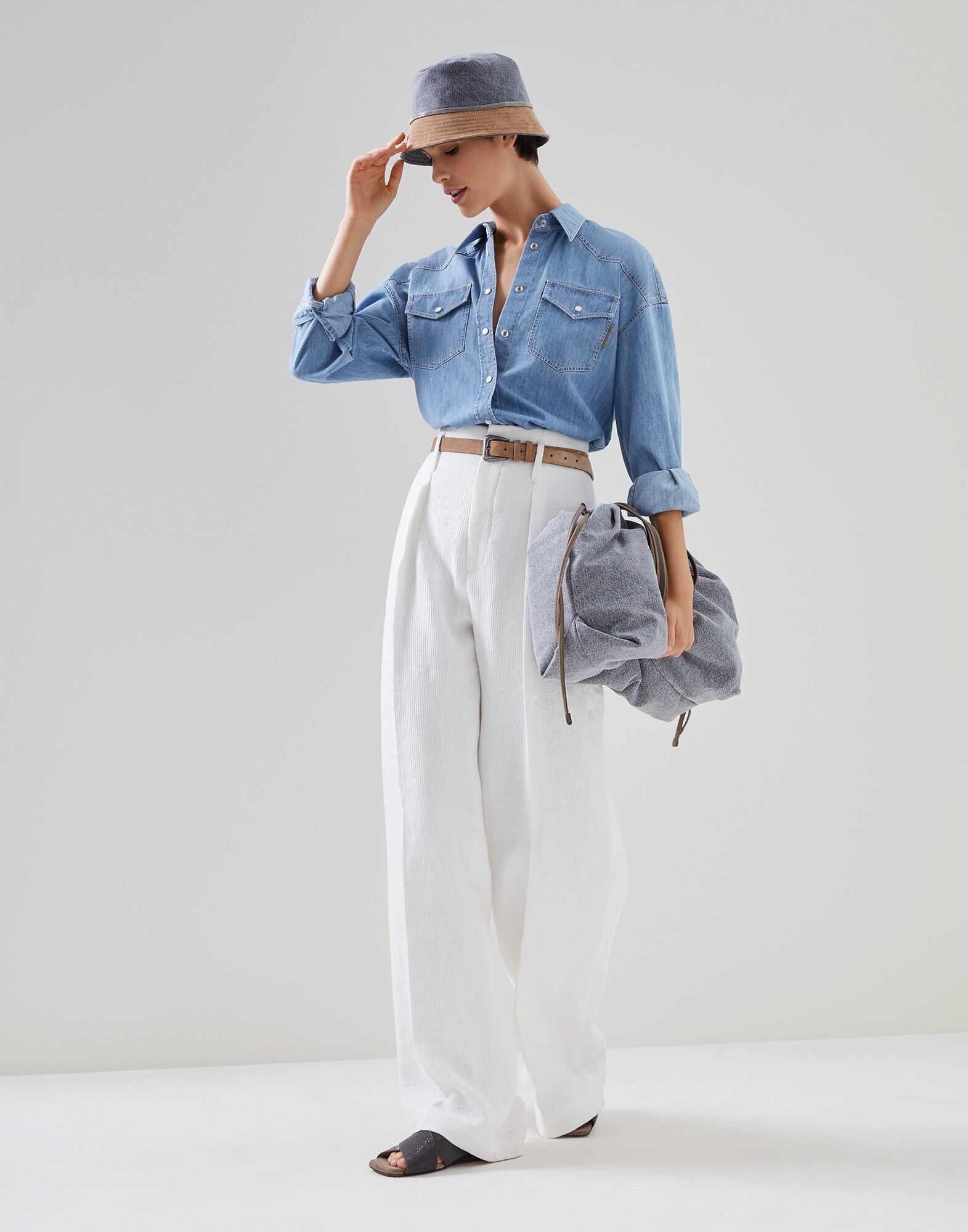Denim Shirt - Full look