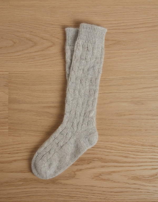 Трикотажные носки Гравий Девочки - Brunello Cucinelli 