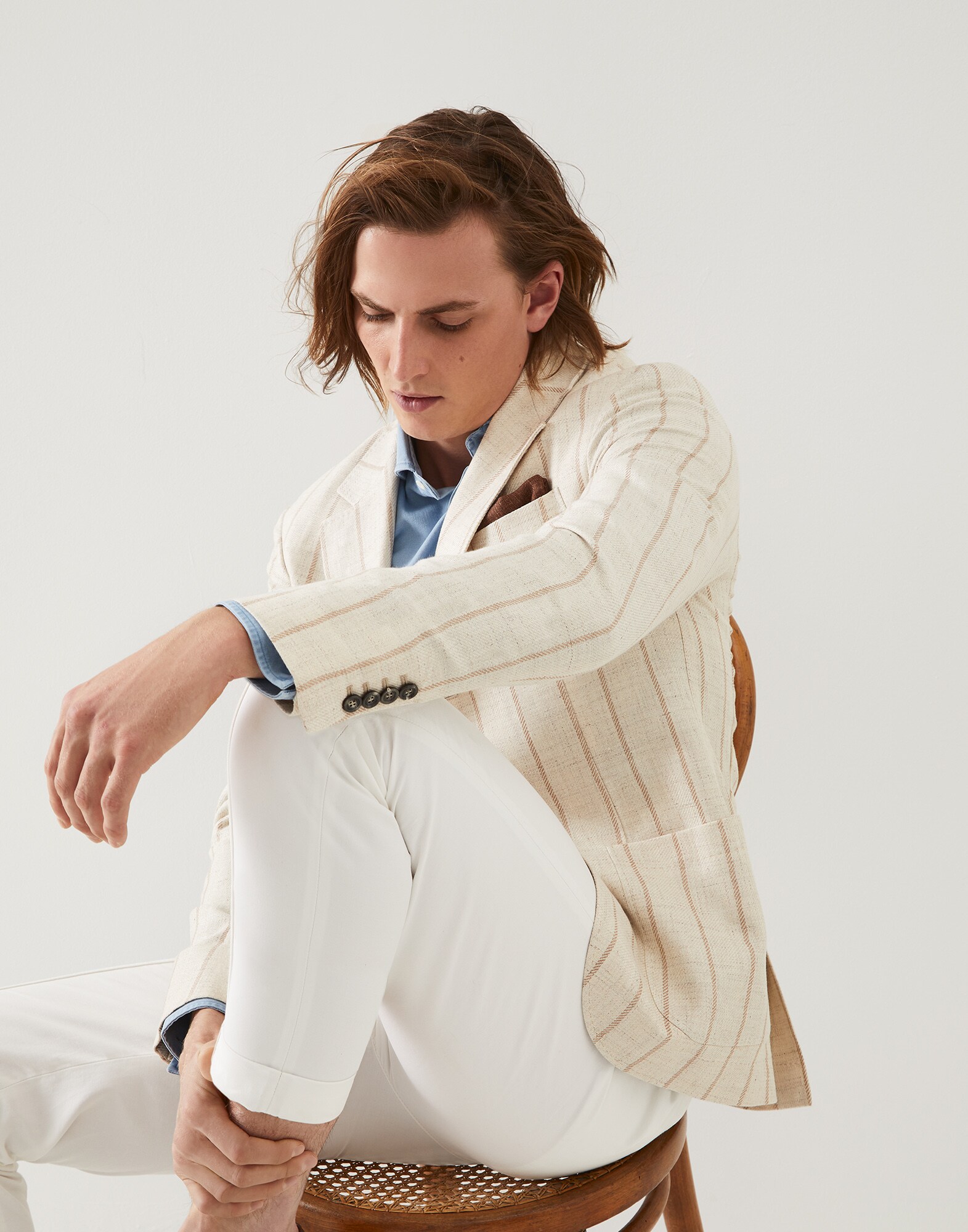 Einreihiger Blazer - Editorial-Ansicht