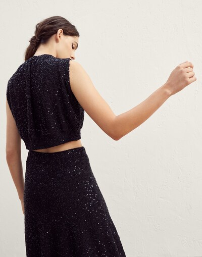 Knitted Top - Back view