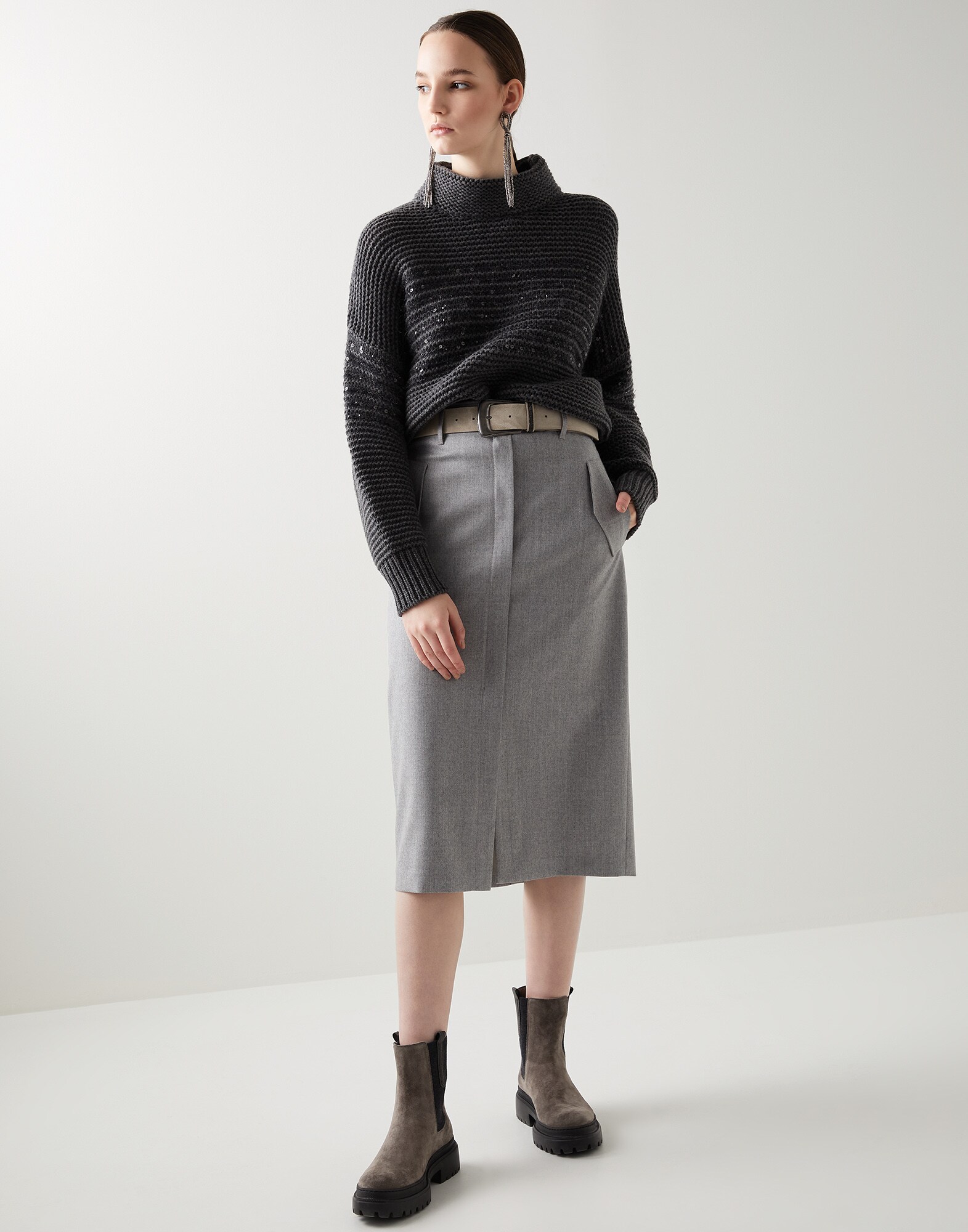 Midi Skirt - Full look