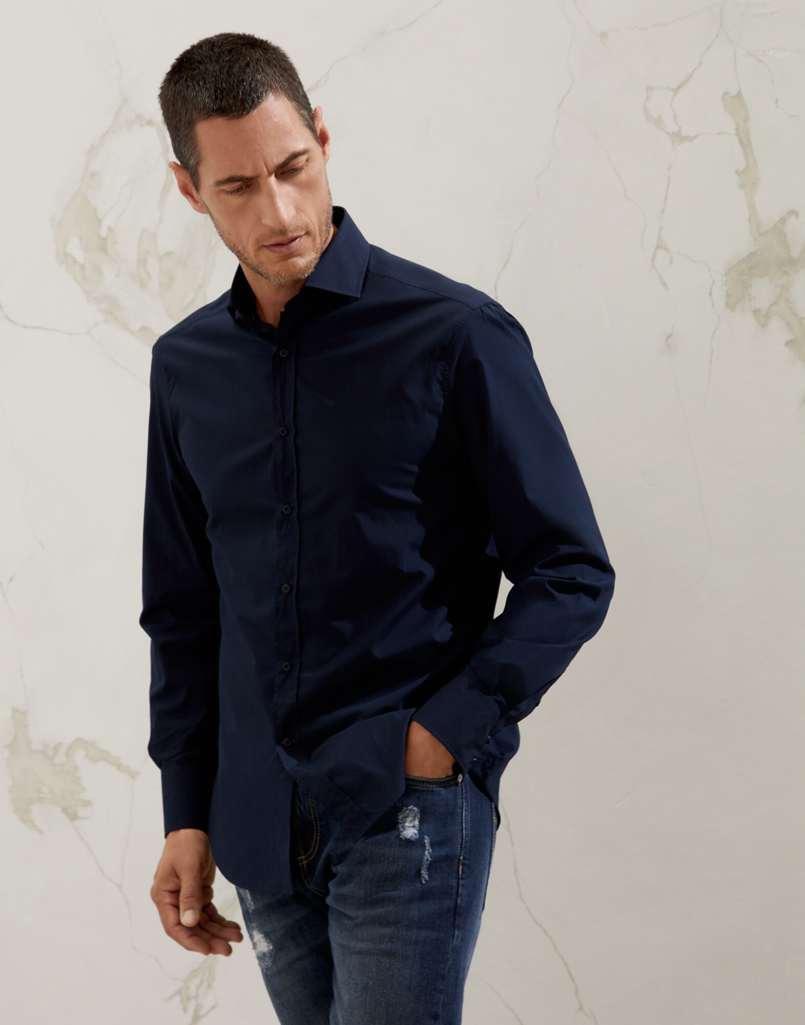 French Collar Shirt - Front