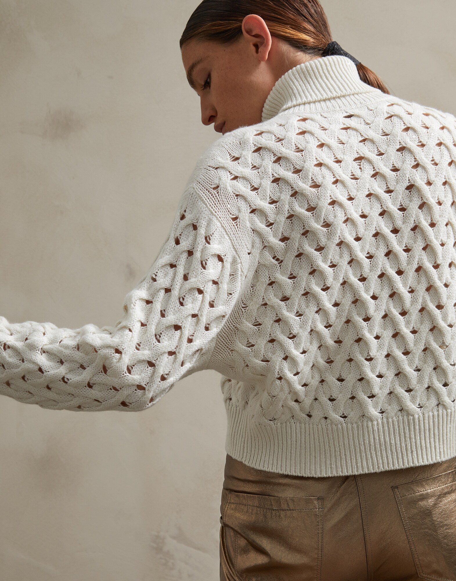 Jersey de Cuello Alto - Vista trasera