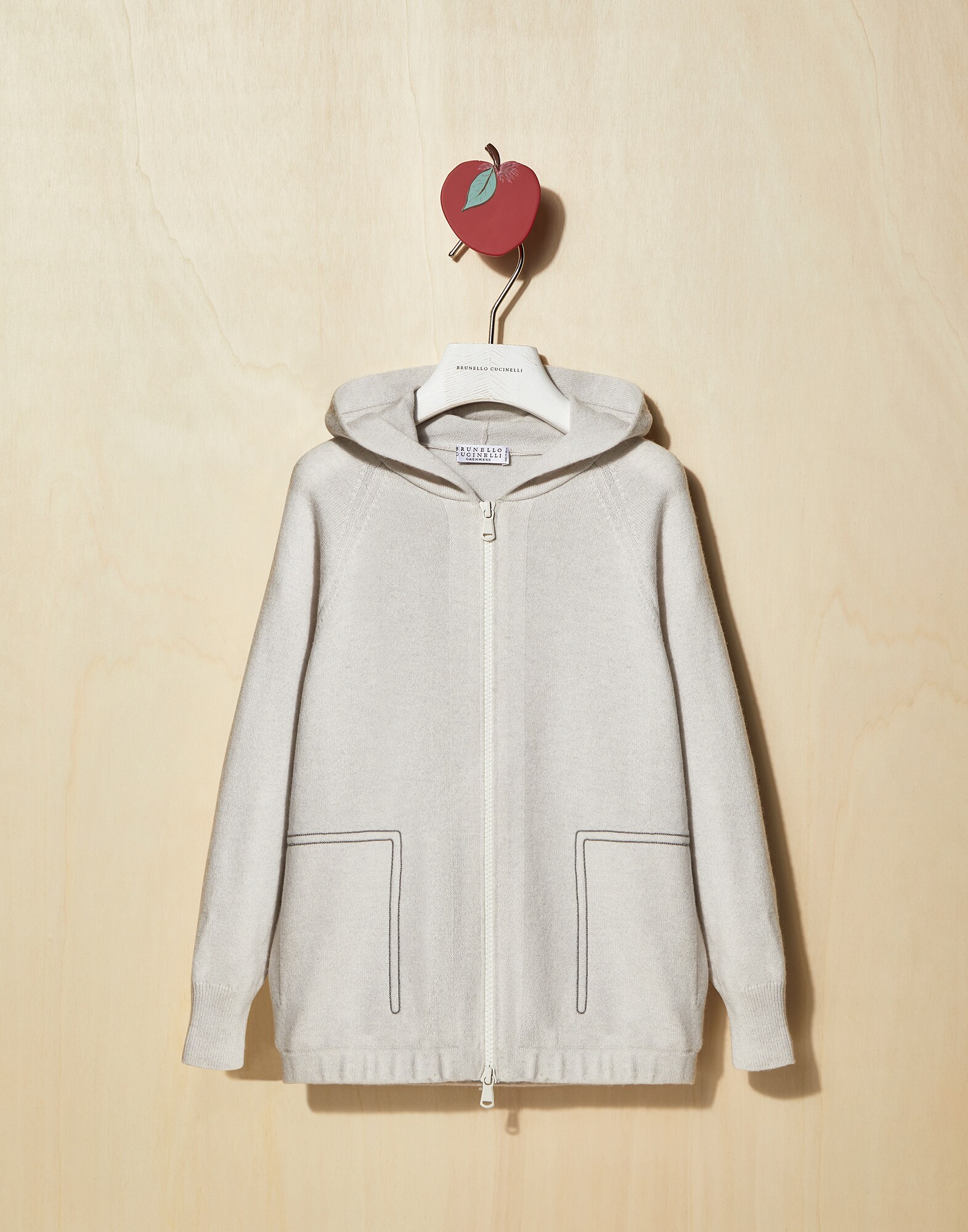 Hooded Cardigan - Front view