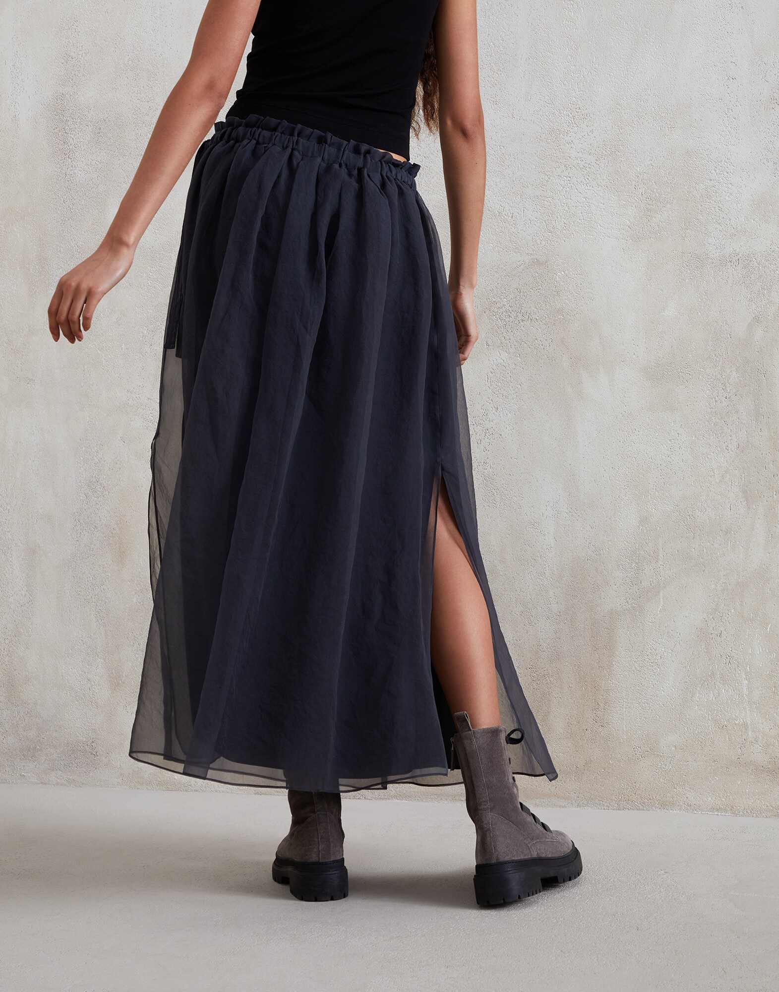 Midi Skirt - Back view