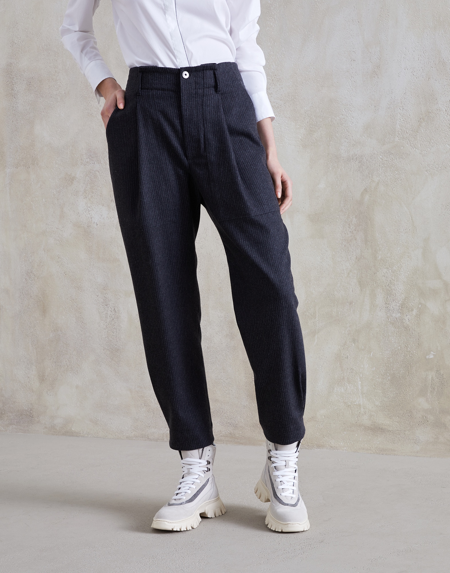 Sartorial utility trousers
