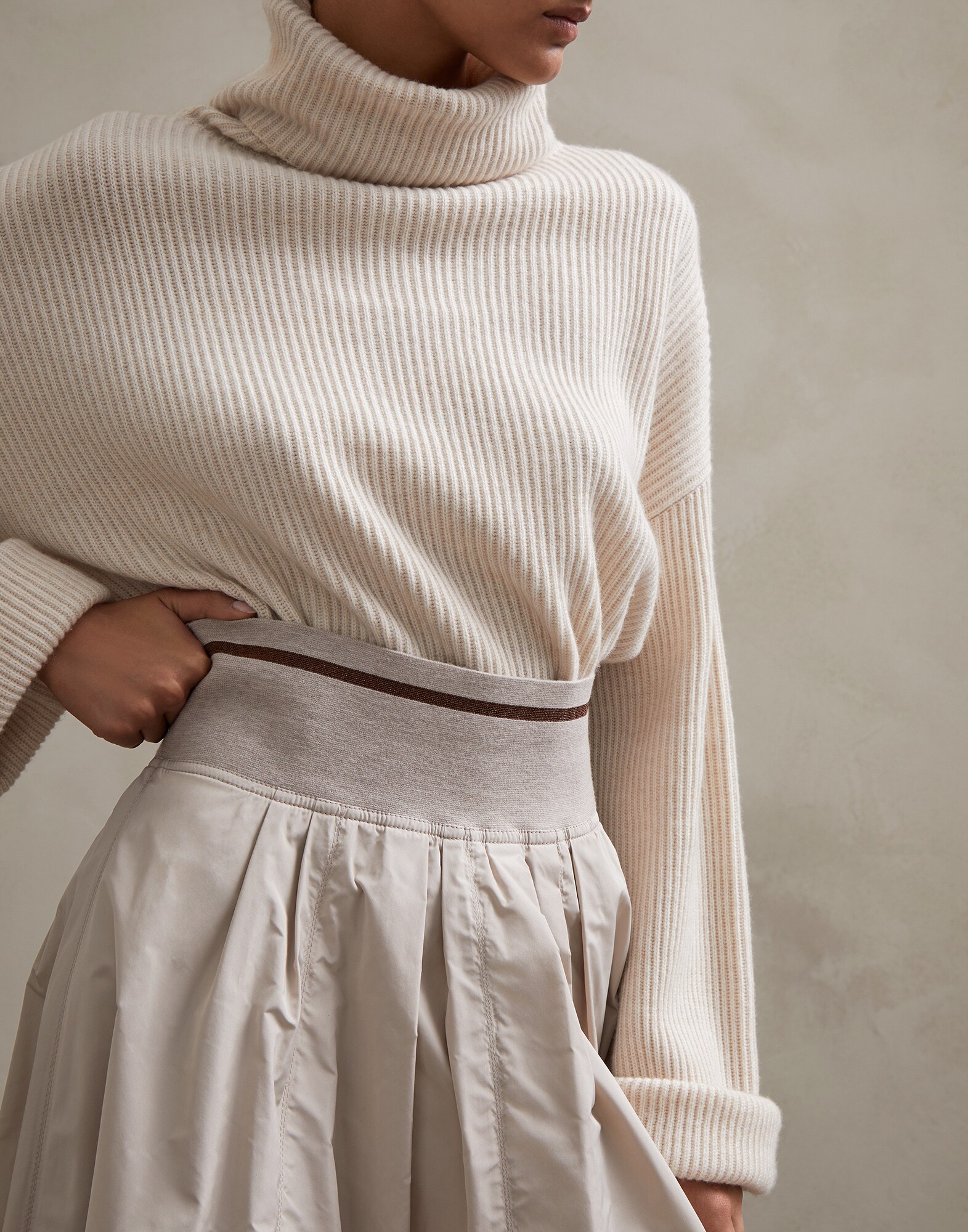 Midi Skirt Rope Woman 2 - Brunello Cucinelli