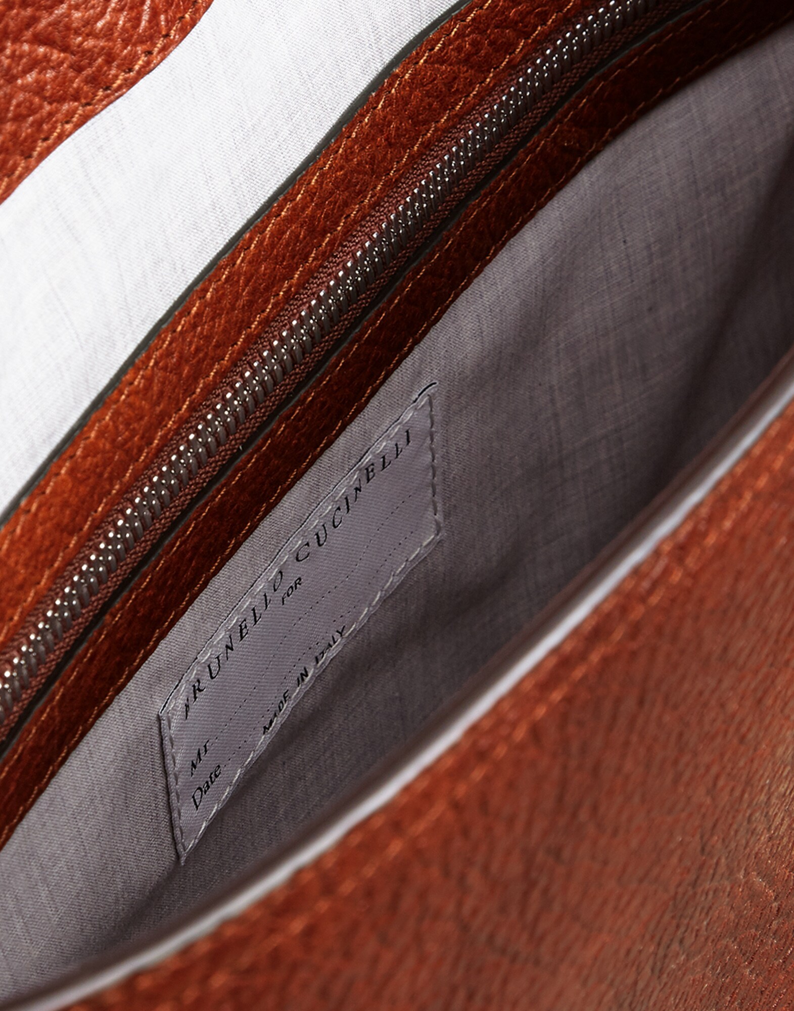 Document Holder Cognac Man 2 - Brunello Cucinelli