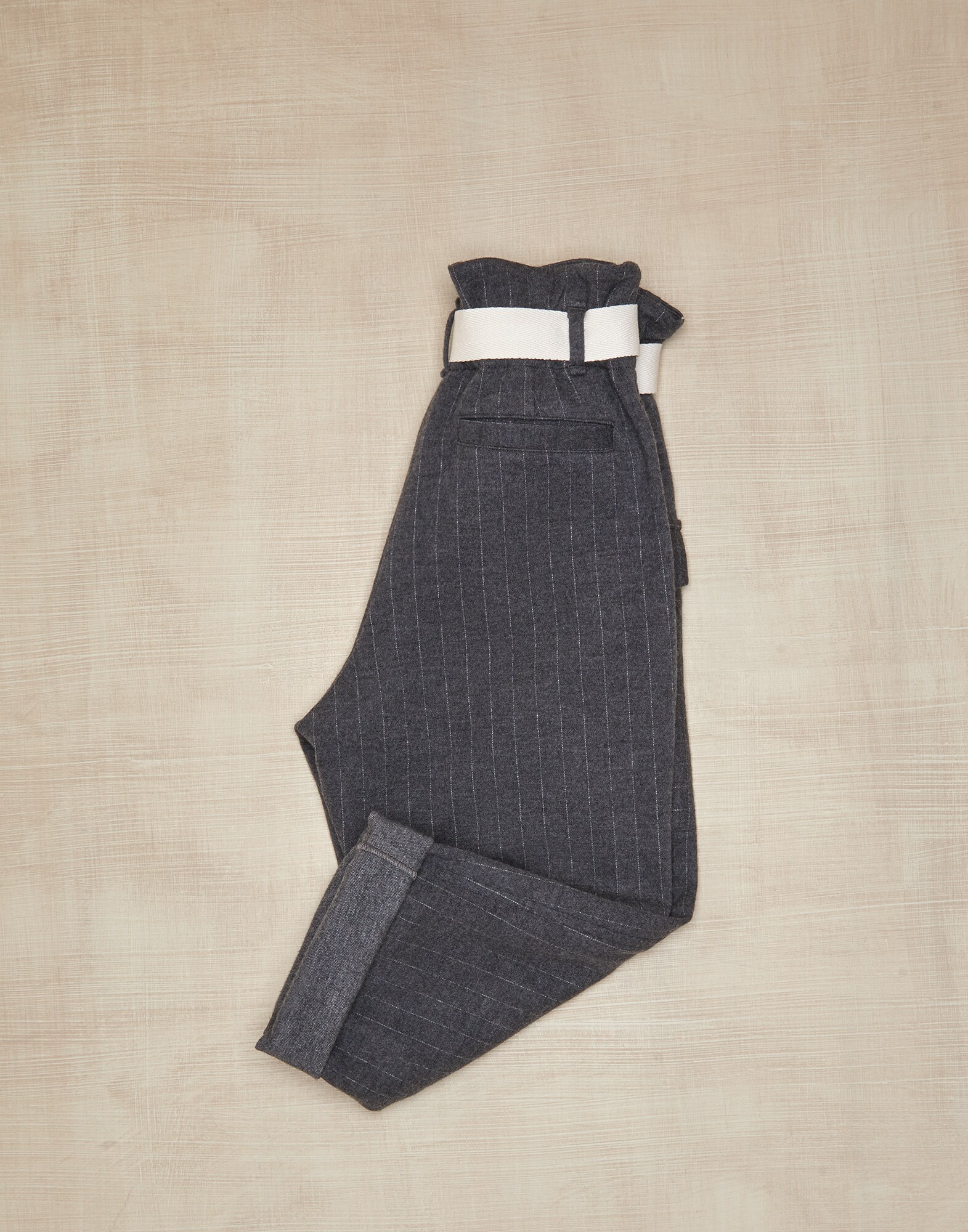Trousers Anthracite Girl 1 - Brunello Cucinelli