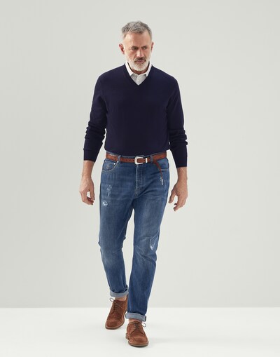 Jersey Escote Pico - Vista look completo