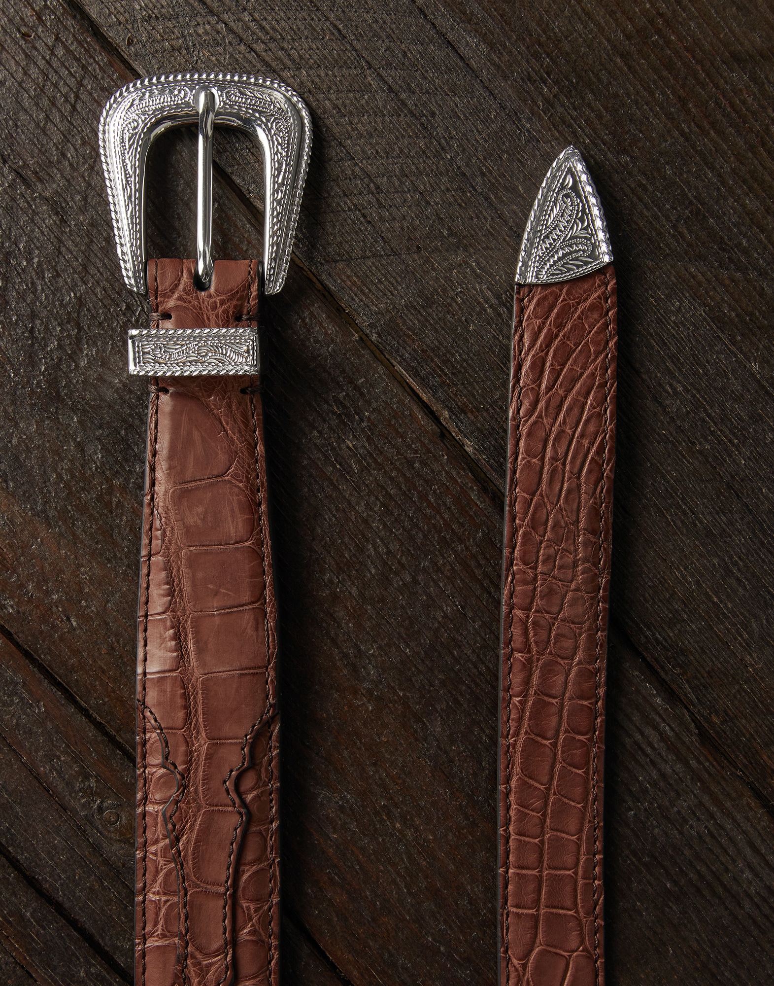 Belt with tip
                            Leather Man - Brunello Cucinelli
                        