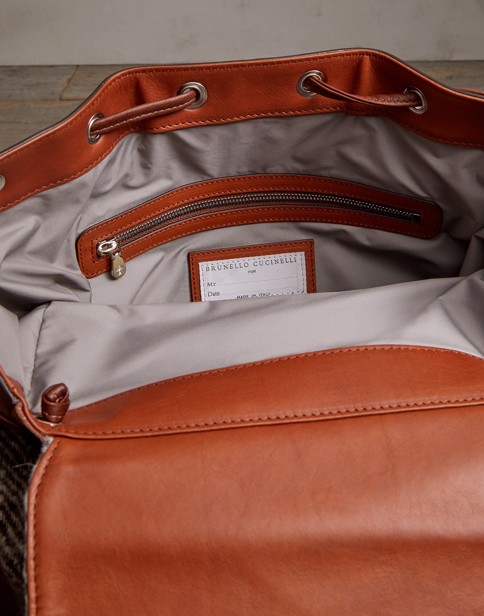 Sac à Dos Marron Homme 4 - Brunello Cucinelli