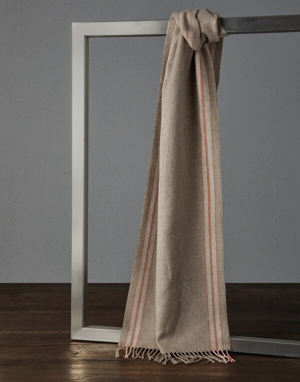 Silk scarf Brown Man - Brunello Cucinelli 