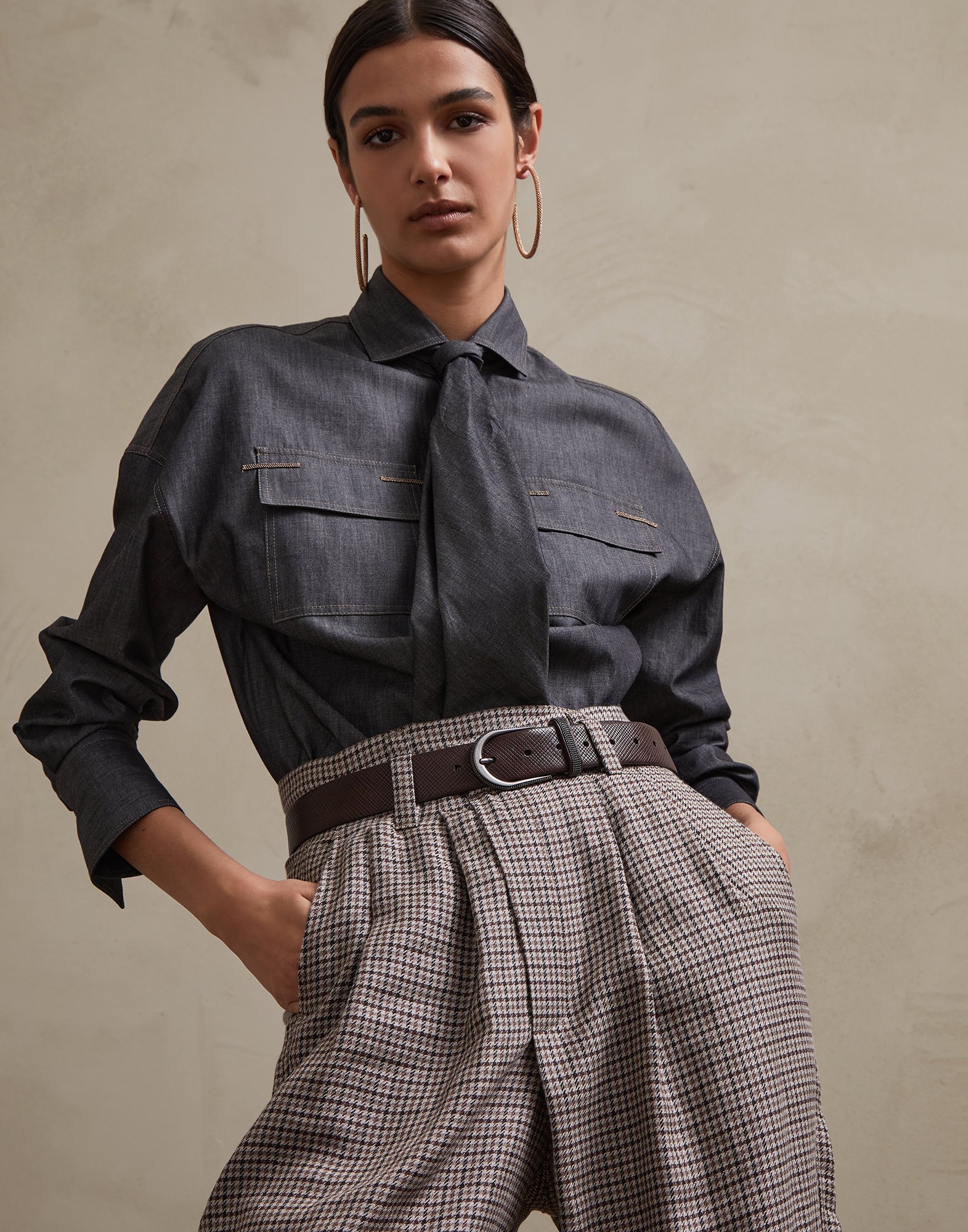 Denim Shirt - Editorial