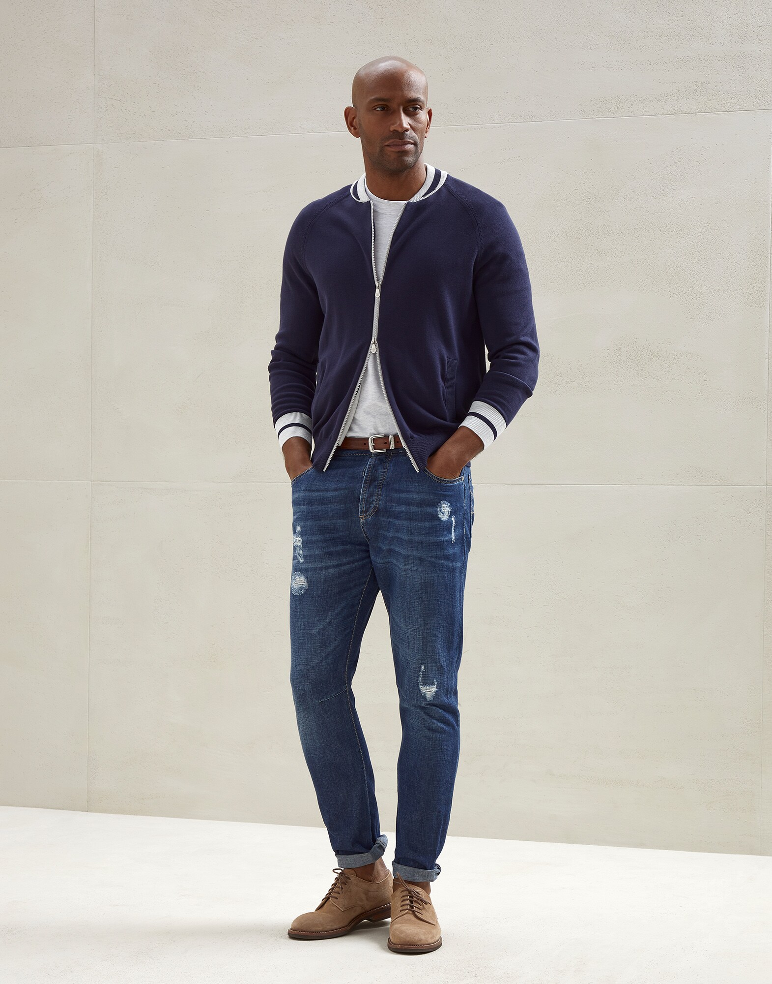 Cardigan Zippé - Vue tenue complète