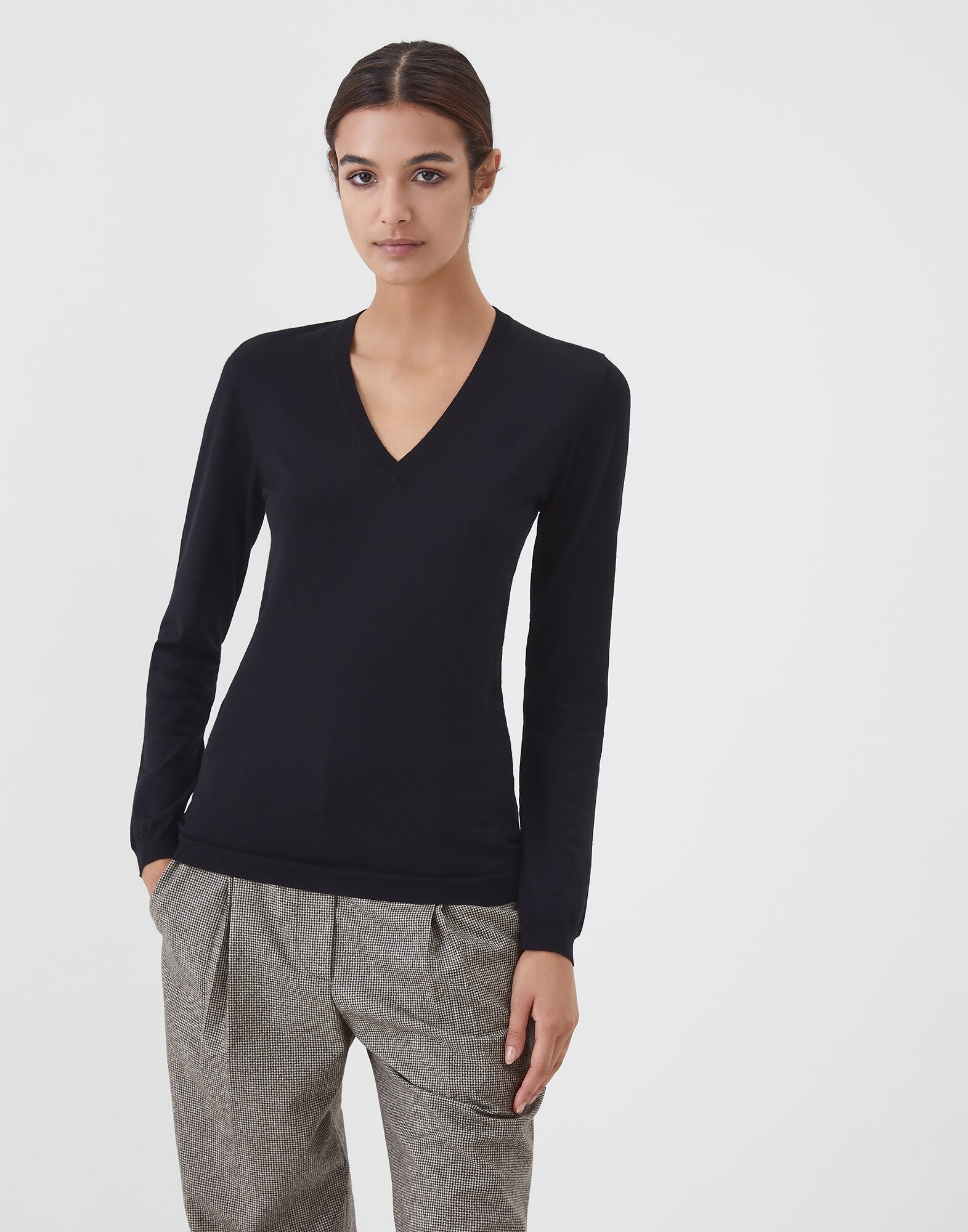 V-neck Sweater - Front