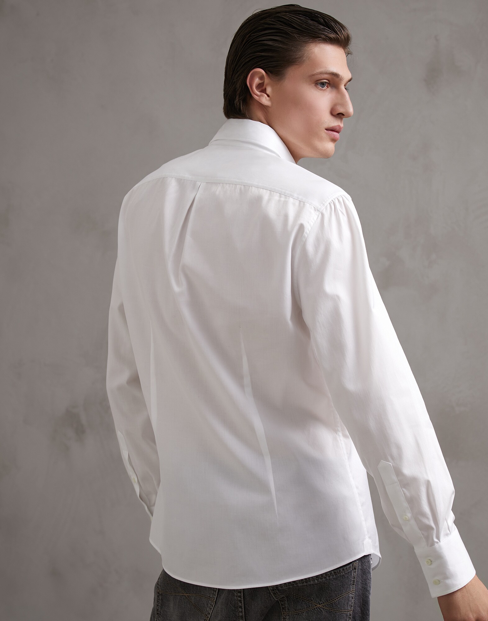 Button-Down-Hemd - Back