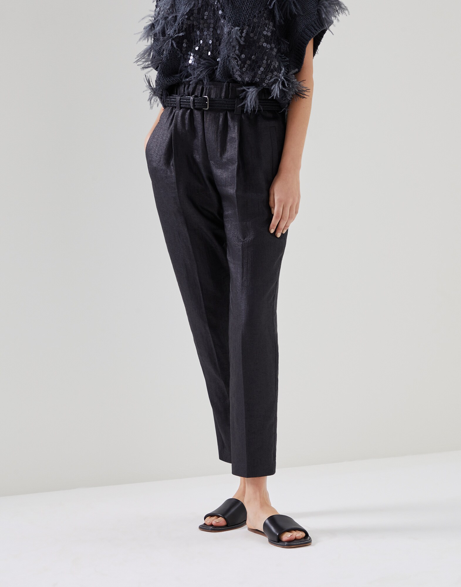 Cigarette trousers Black Woman - Brunello Cucinelli