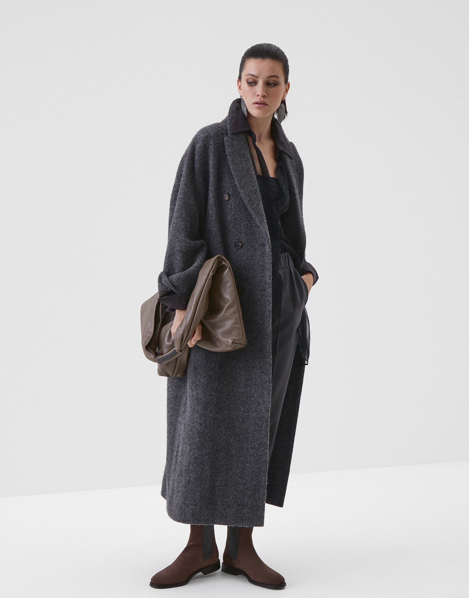 Trousers Lignite Woman 3 - Brunello Cucinelli
