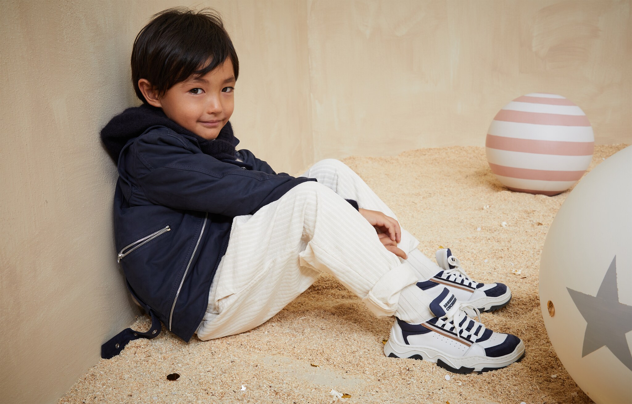 Sneakers White Boy 5 - Brunello Cucinelli