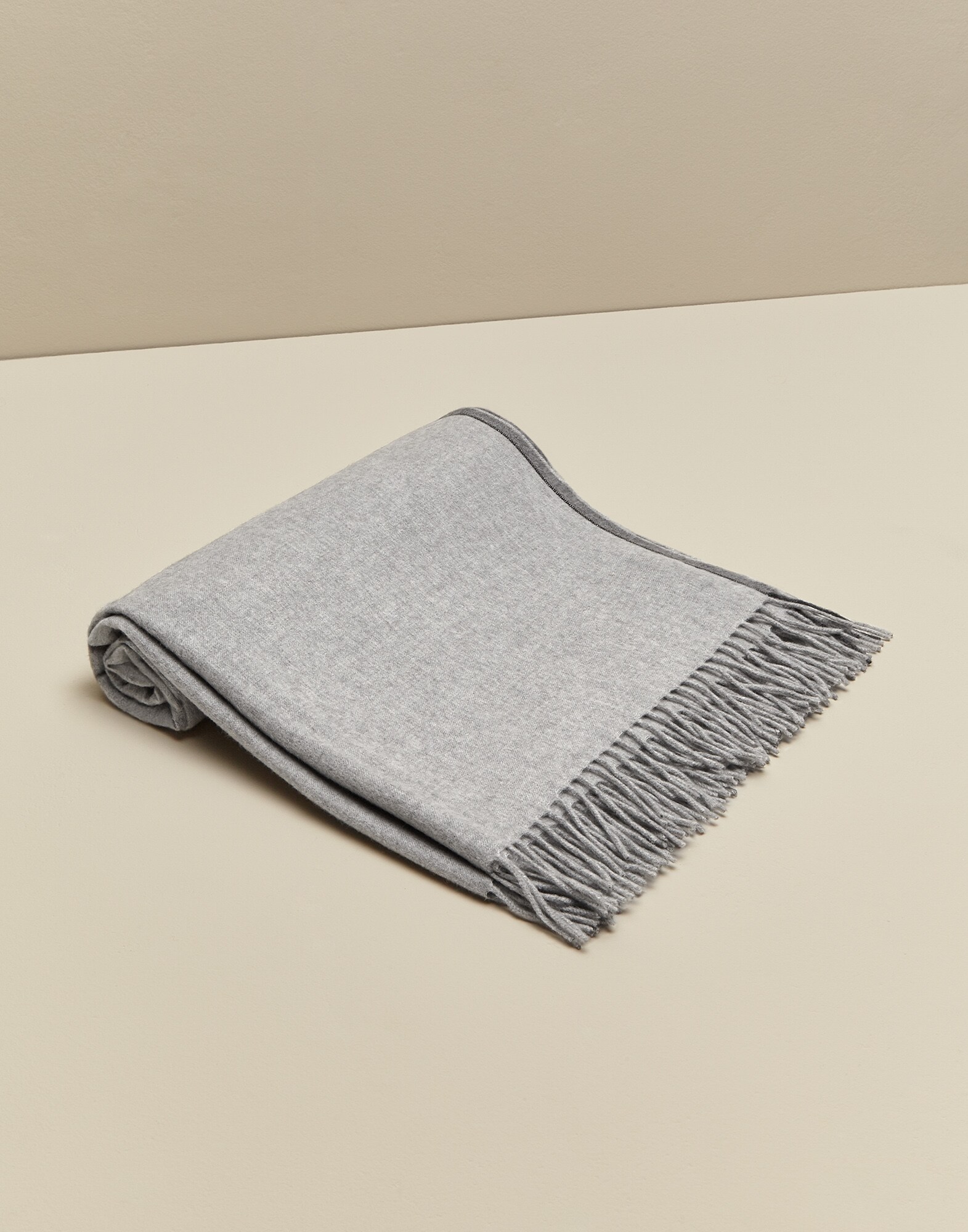 Throws Light Grey Lifestyle 1 - Brunello Cucinelli
