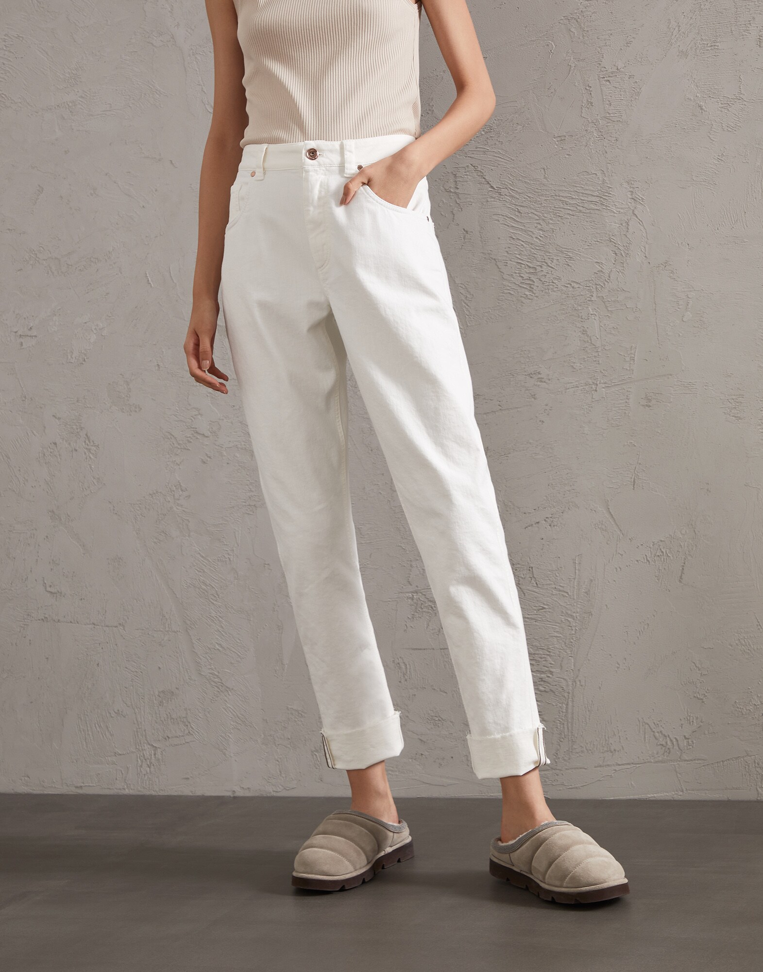 Denim trousers Panama Woman - Brunello Cucinelli