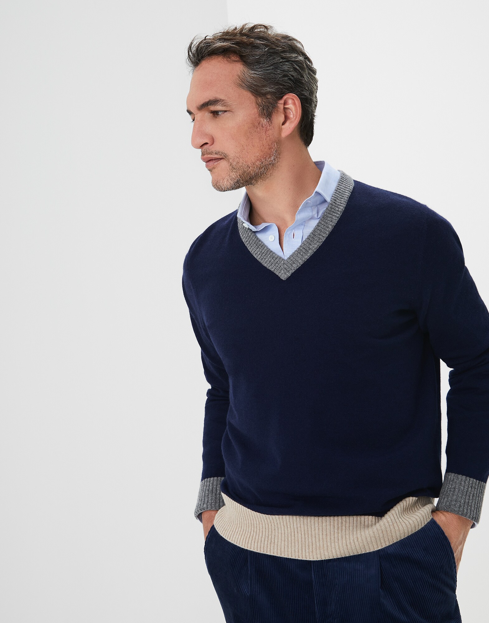 V-neck Sweater - Front