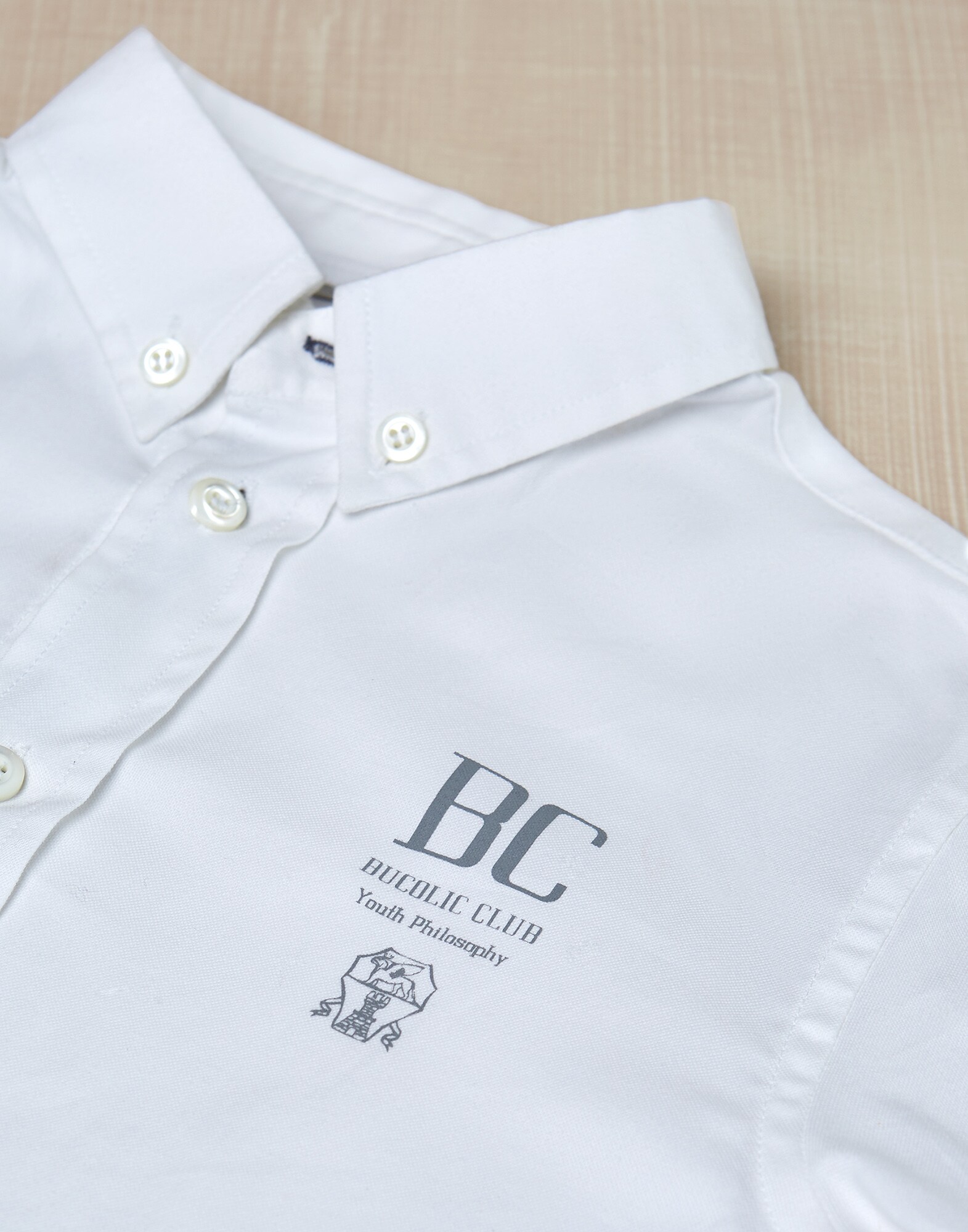 Shirt White Boy 0 - Brunello Cucinelli