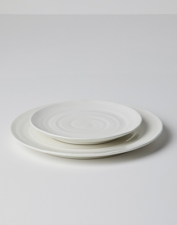 Plate set Milk Lifestyle - Brunello Cucinelli
