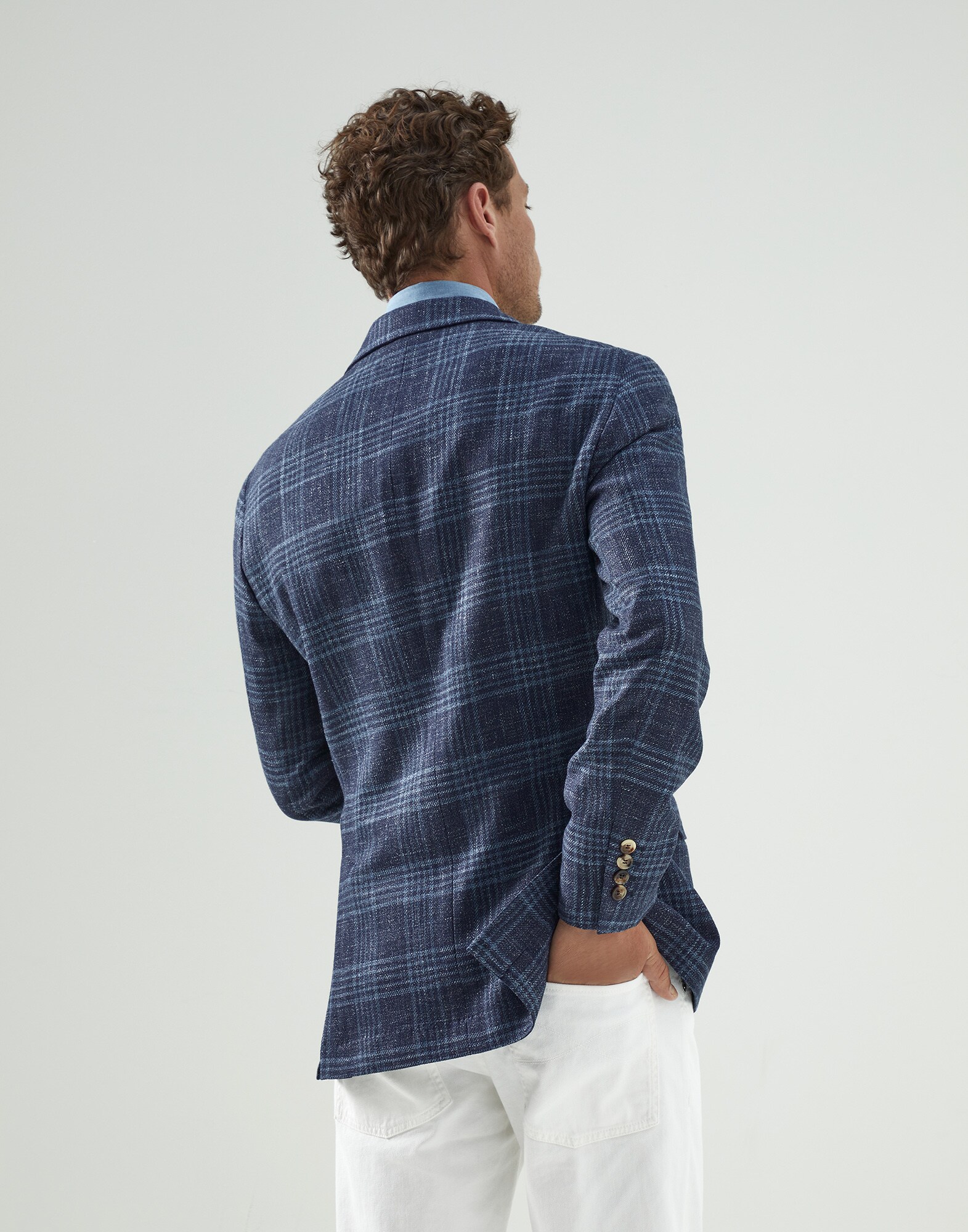Single Breasted Blazer - Back view