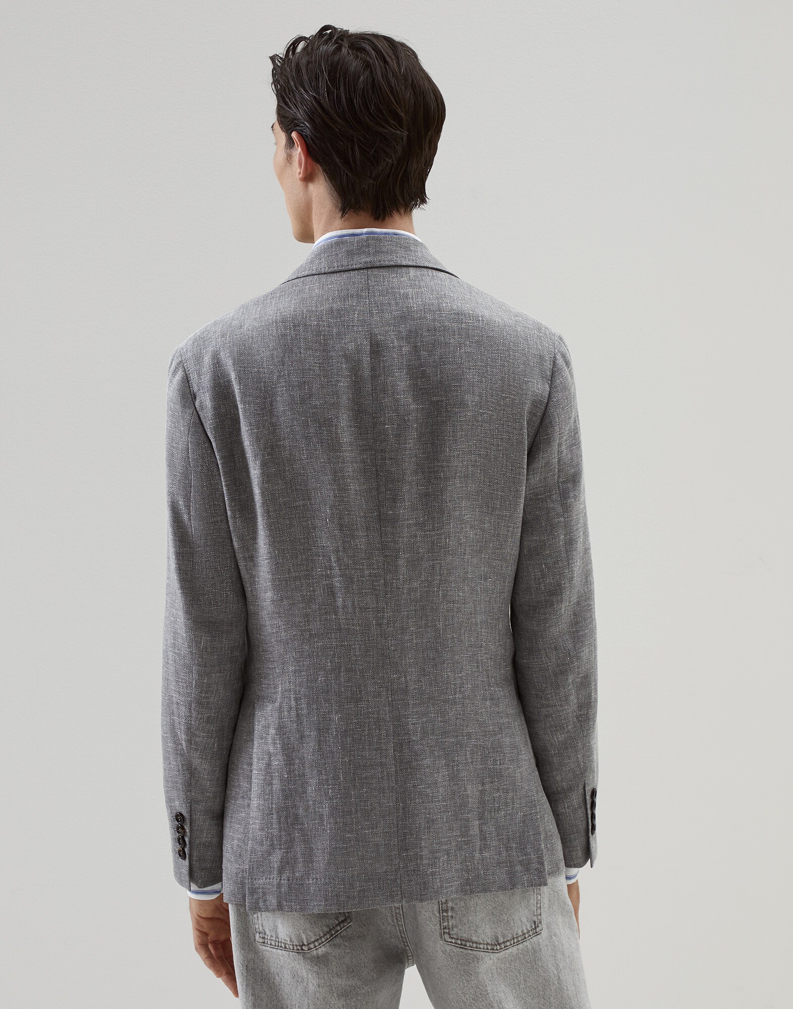 Single Breasted Blazer - Back view