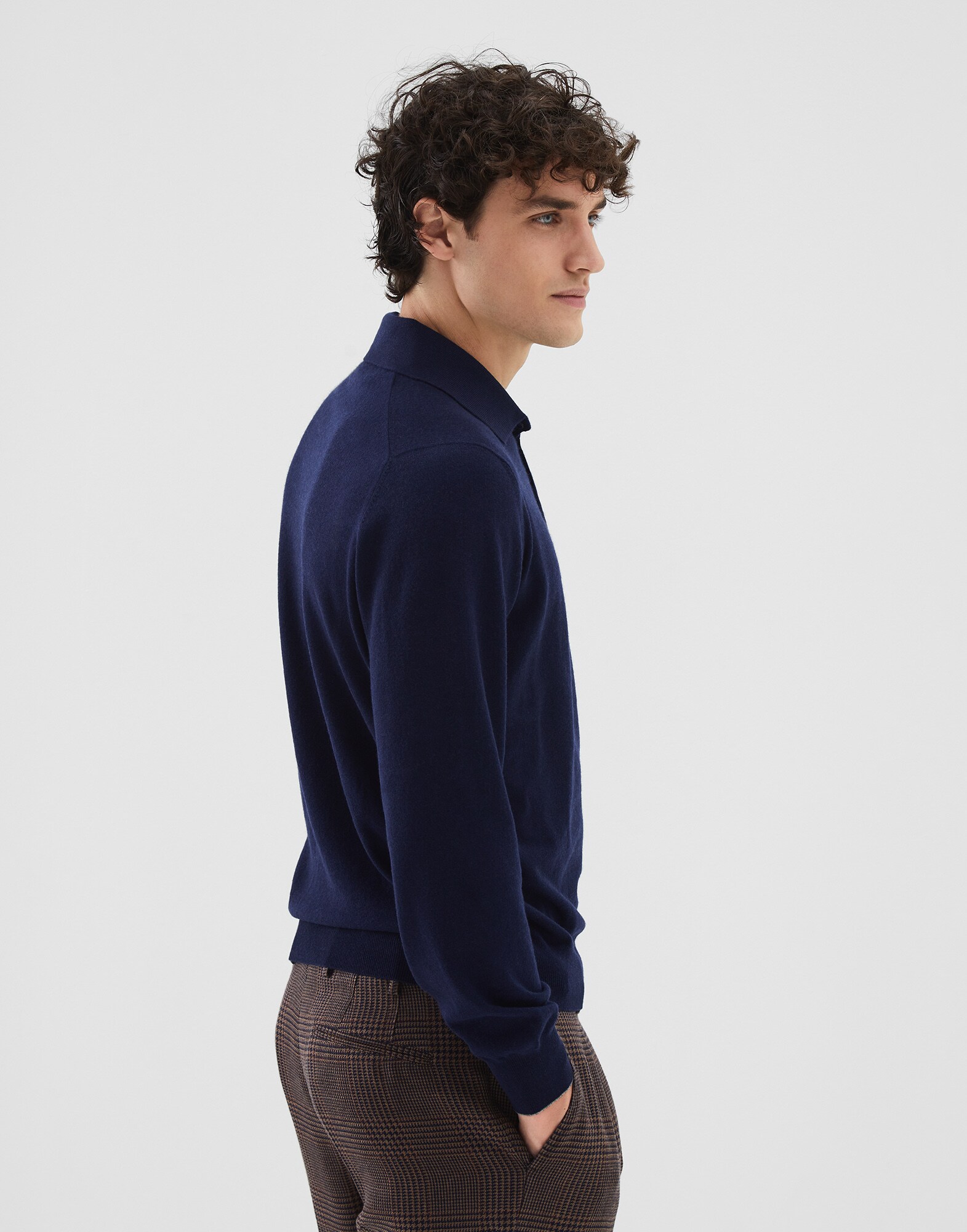 Polo-Style Sweater - Back