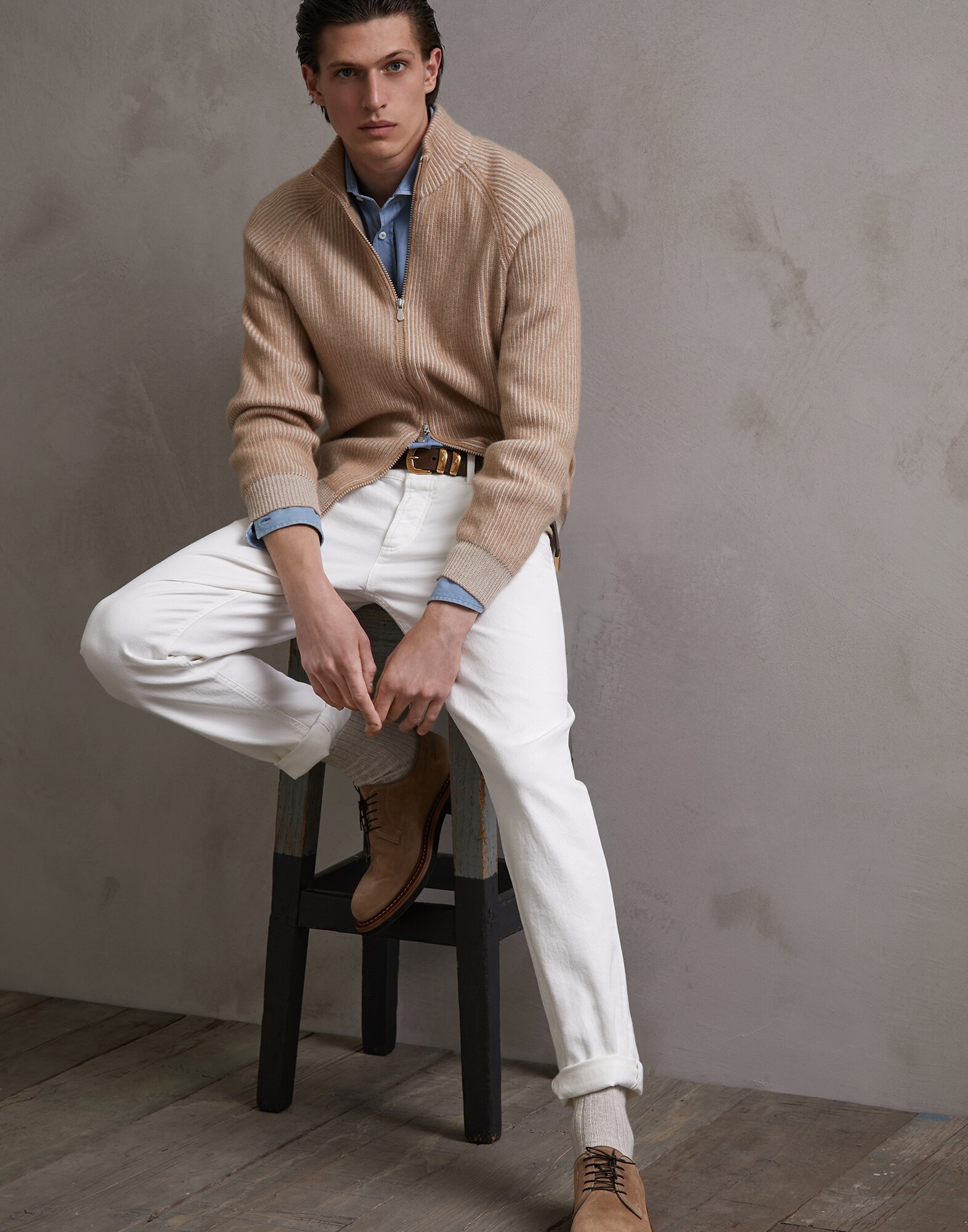 French Collar Shirt - Look