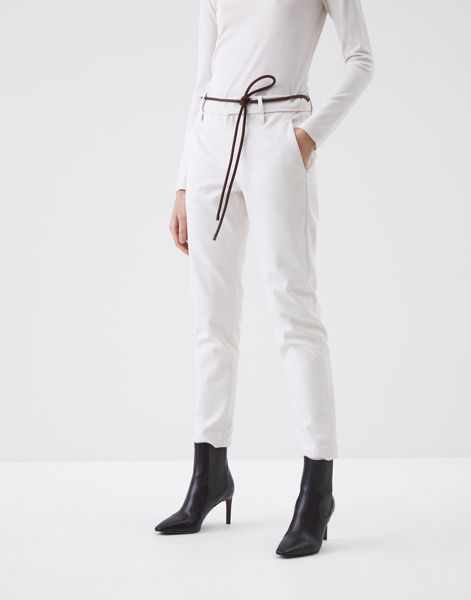 Trousers Snow Woman 0 - Brunello Cucinelli
