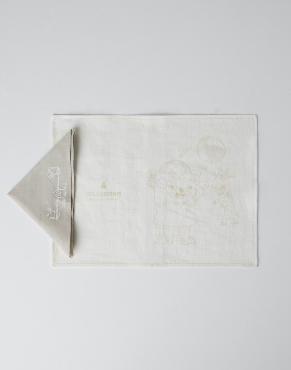 Placemat and napkin set Beige Baby Capsule - Brunello Cucinelli