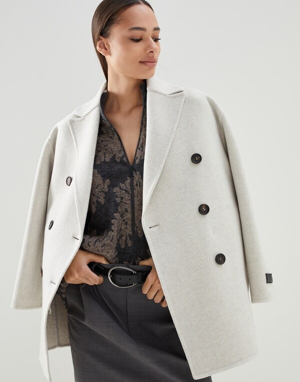 Handmade outerwear jacket Light Grey Woman - Brunello Cucinelli 