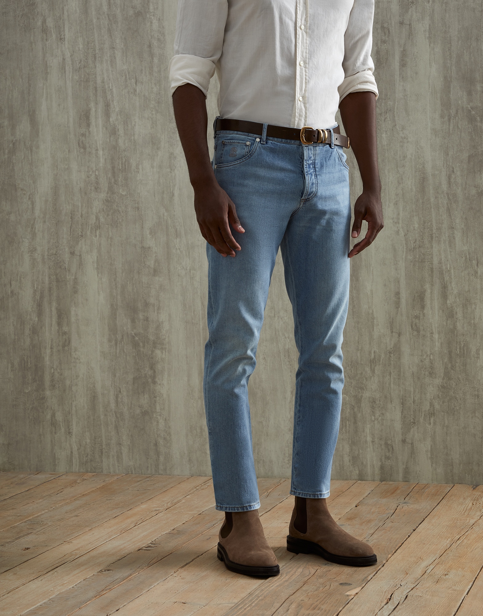 Jeans Da Lavoro Uomo Bermuda Jeans Denim Blu - Taglia M - Comodo E Pratico Per Lavoro E Tempo Libero Kapriol Bermuda M - Foto 7