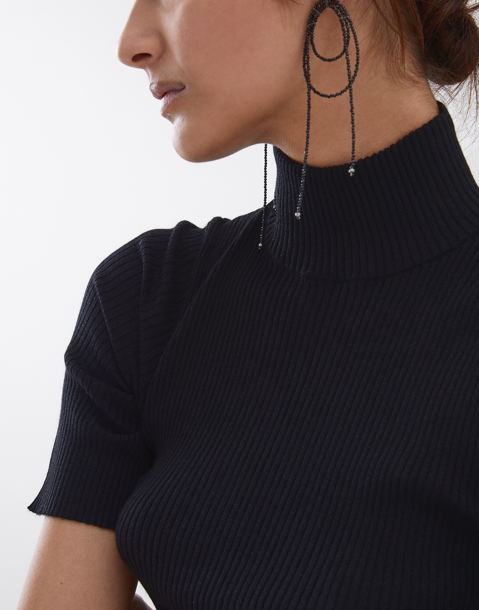 Pull Col Haut - Detail